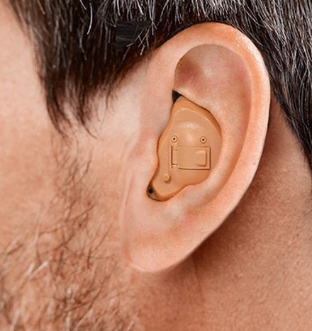 配戴耳内式助听器